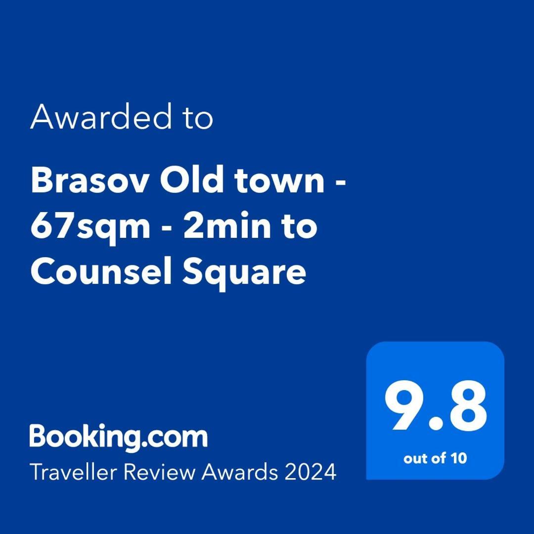 Brasov Centrul Vechi - 67Sqm - 2Min To Counsel Square Daire Dış mekan fotoğraf